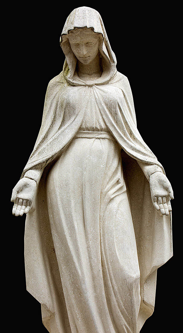 Statue of the Virgin Mary patron saint